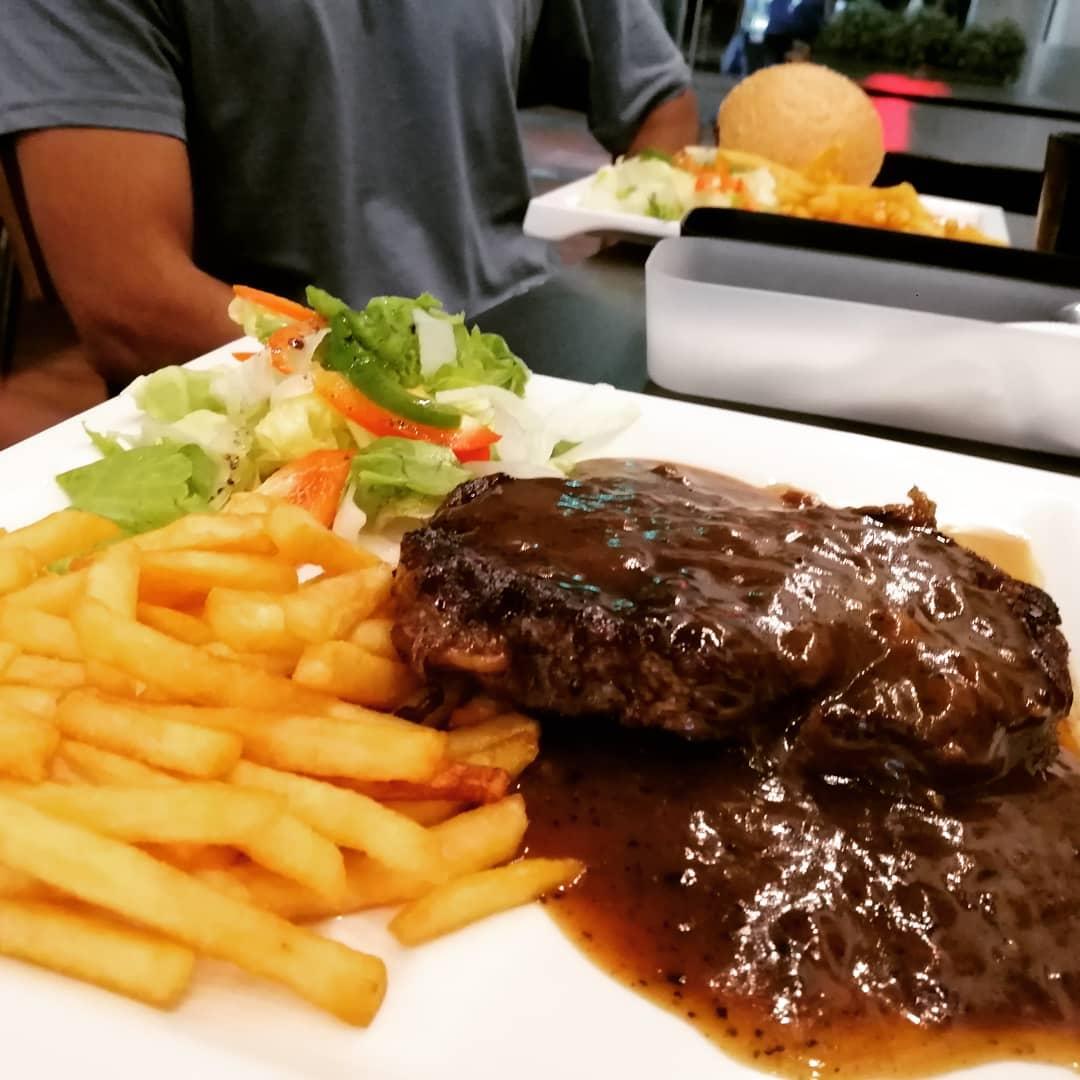 Rib-eye steak