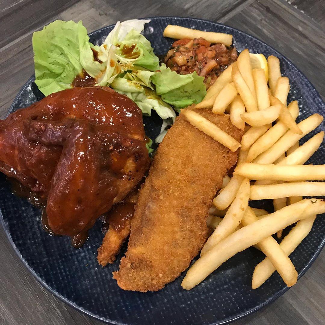 Roast Chix and Fish