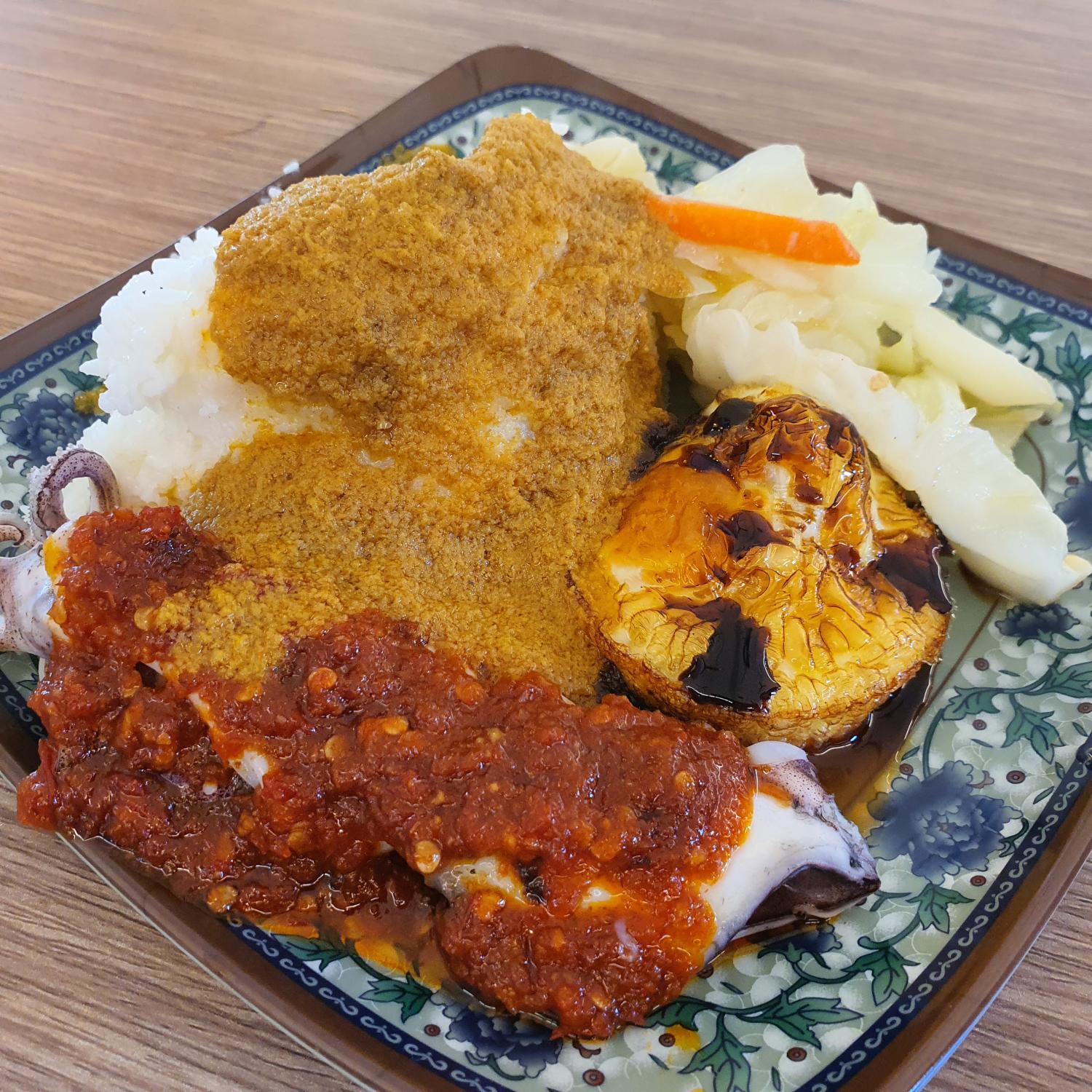 Chinese Curry Rice with Sotong
