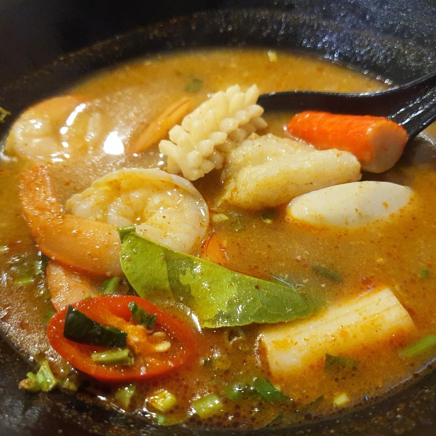 Tom Yum Seafood Carribean