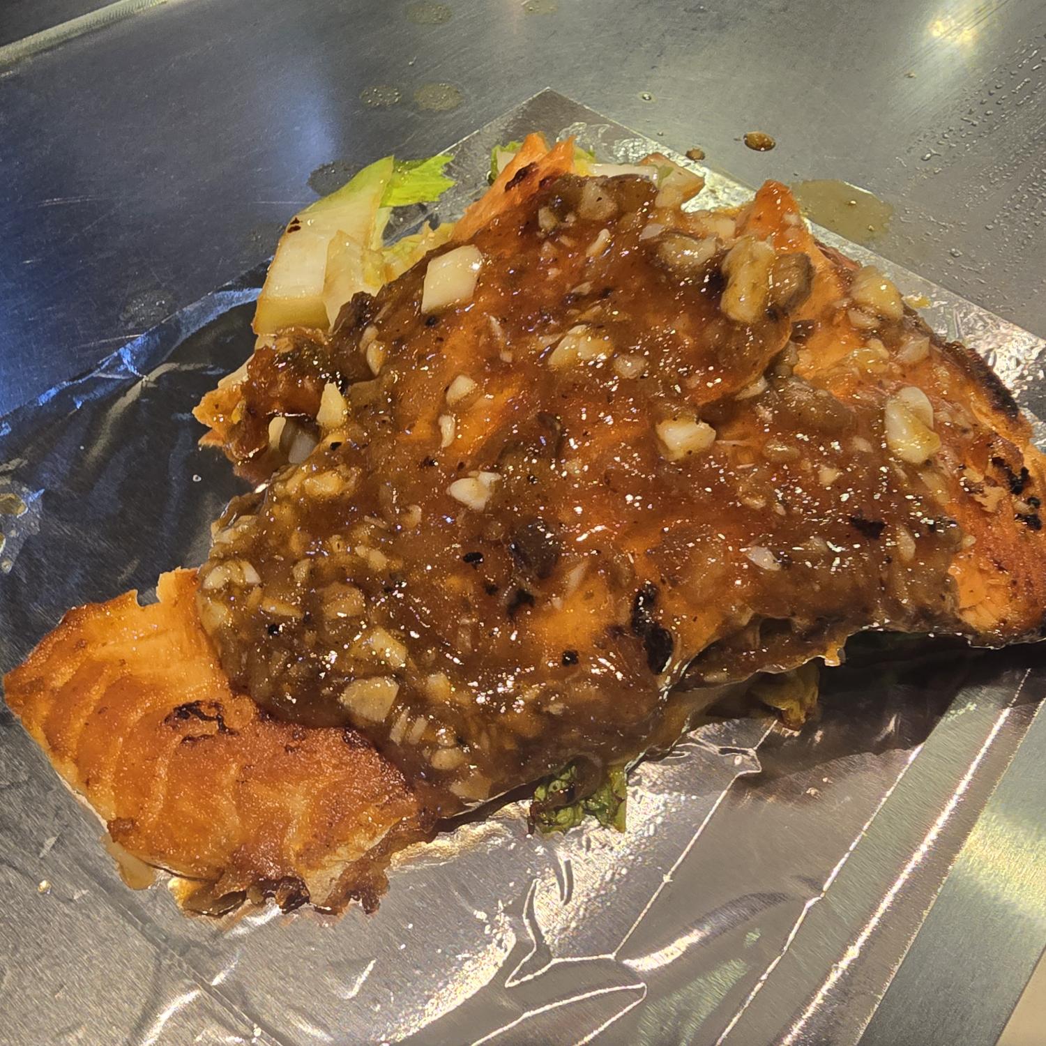 Salmon Teppanyaki 