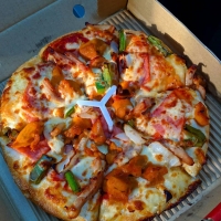 Food at Canadian Pizza