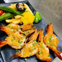 Garlic Prawn Teppanyaki