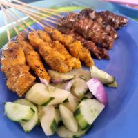 Food at Malek Satay