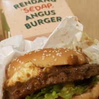 Rendang "Sedap" Angus Burger