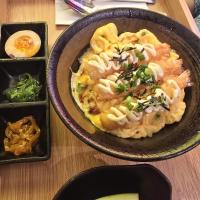 Ebi Omu Rice