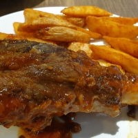 Grilled Lamb Shank